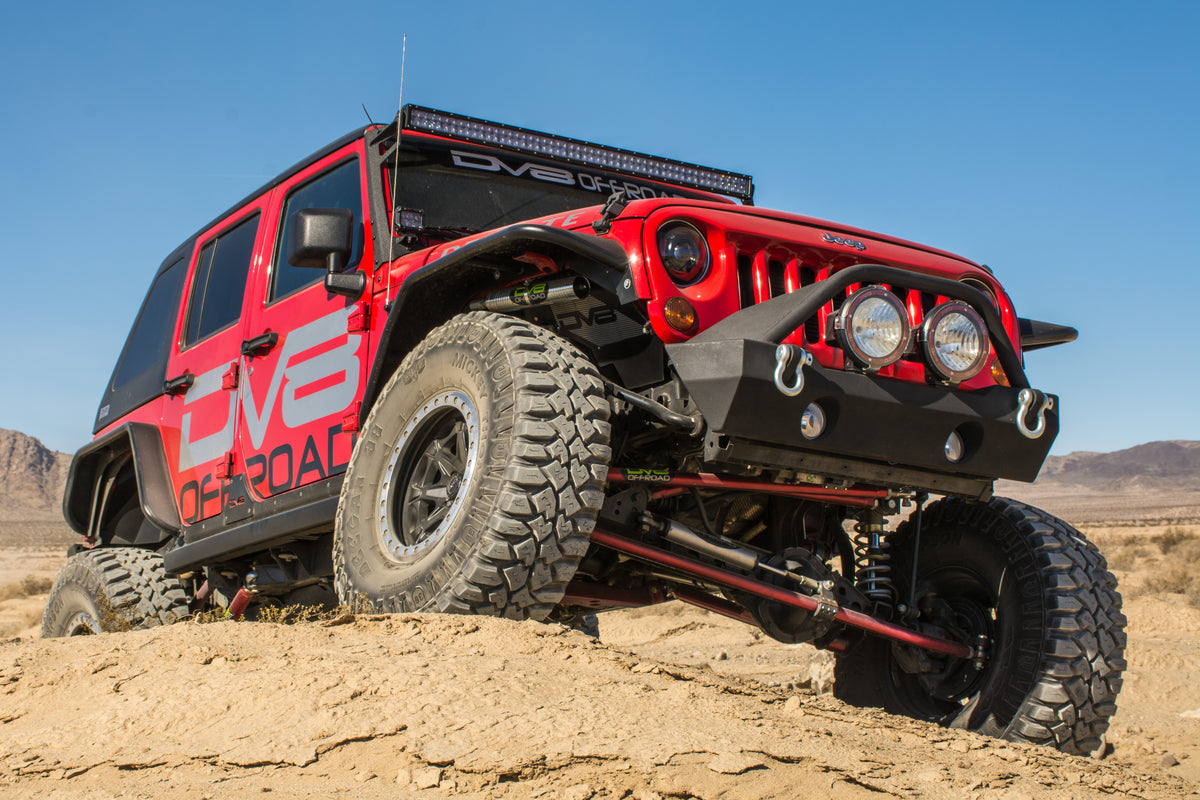 DV8 Offroad - Fender Flares; Wide; Front & Rear - FENDB-02