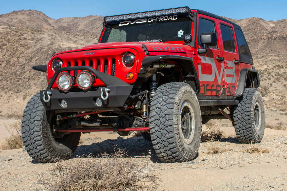 DV8 Offroad - Fender Flares; Wide; Front & Rear - FENDB-02