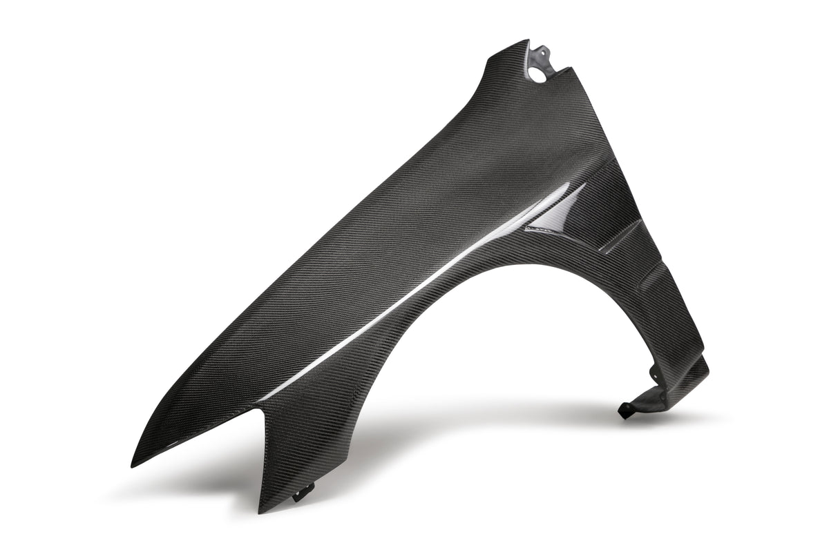 Seibon 03-07 Mitsubishi Evo 8 & IX 10mm Wider Carbon Fiber Fenders - FF0305MITEVO8