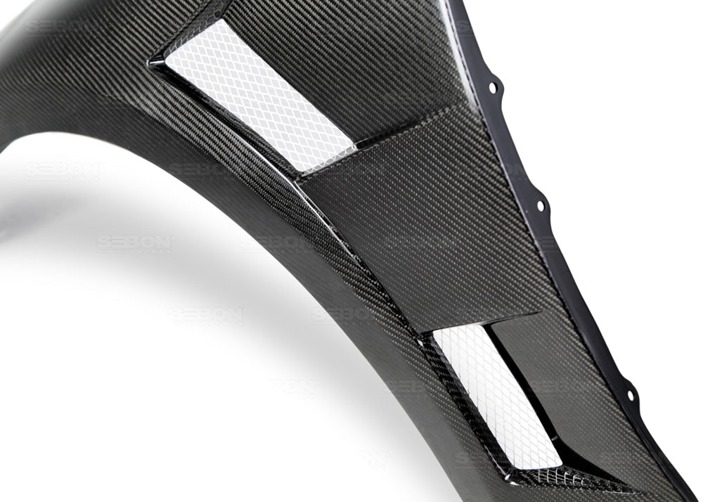 Seibon 14-15 Lexus IS250/350 10mm Wider Carbon Fiber Fenders - FF14LXIS-W