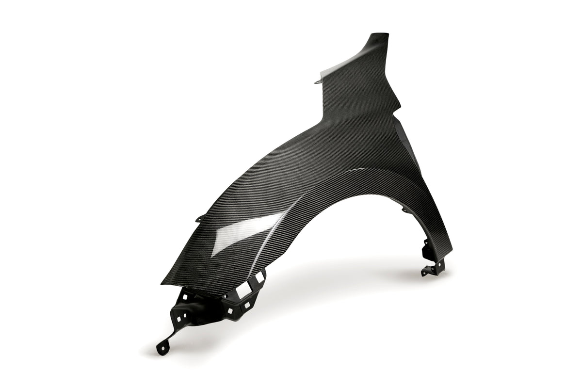 Seibon 2017 Honda Civic Type-R OE-Style Gloss Carbon Fiber Front Fenders - FF17HDCVR-OE