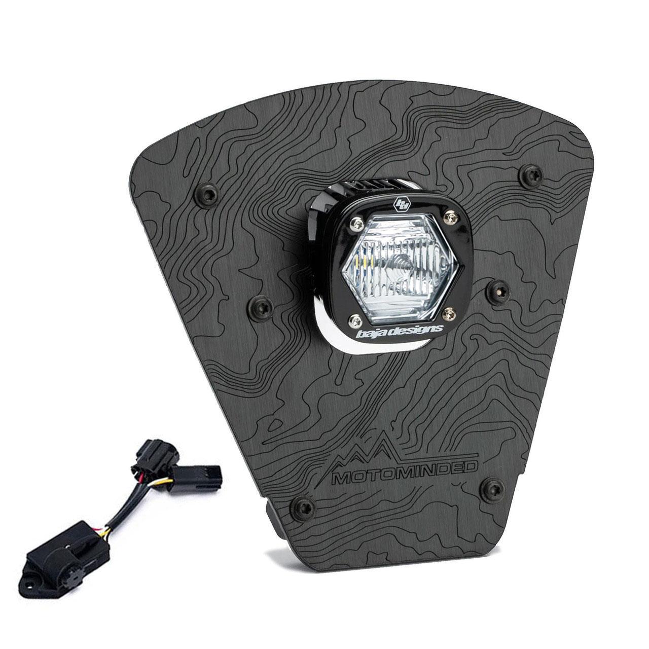 Baja Designs 24-25 GasGas ES/EC-F/EC S1 (D/C) LED Headlight Kit w/ Dimmer - Clear - 387011