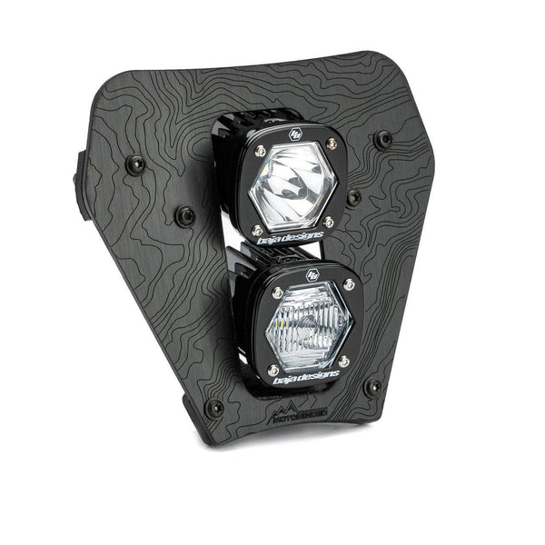 Baja Designs 24-25 KTM XCF-W/EC Dual S1 Gemini (D/C) LED Headlight Kit - Clear - 387020