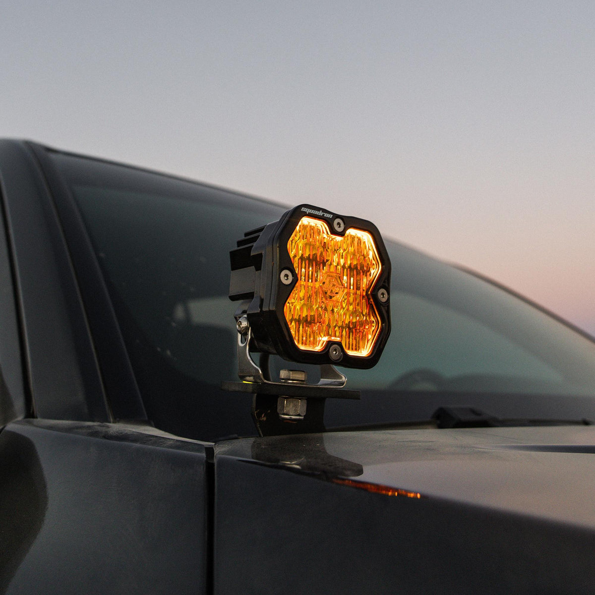 Baja Designs 2025+ Toyota 4Runner Squadron Sport 2.0 A-Pillar Kit (Driving/Combo) - Clear - 440010