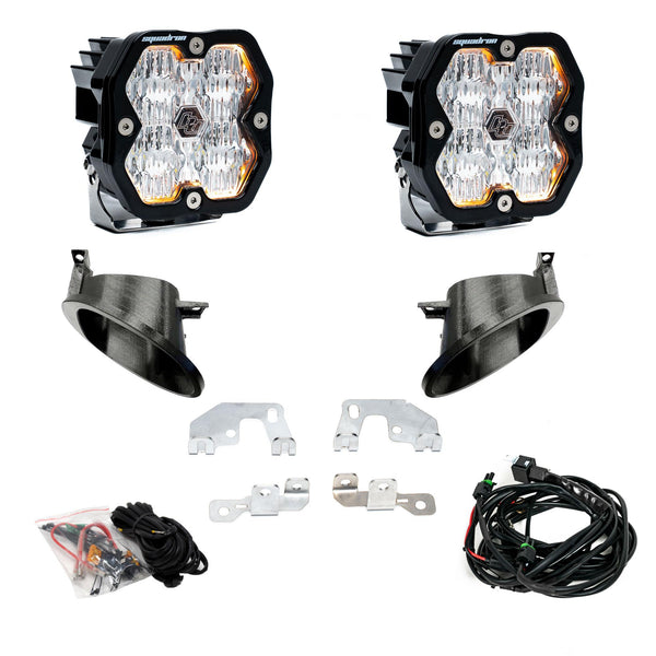 Baja Designs 14-18 Mercedes Sprinter Van 2500/3500 Squadron Sport 2.0 Fog Pocket Kit (WC) - Clear - 440027