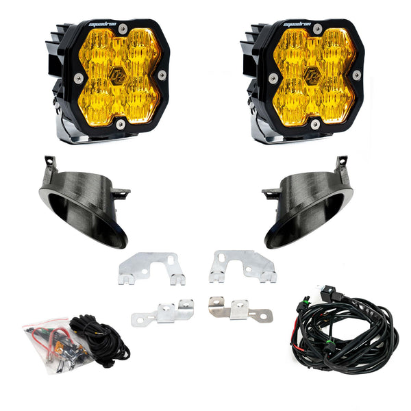 Baja Designs 14-18 Mercedes Sprinter Van 2500/3500 Squadron Sport 2.0 Fog Pkt Kit (WC) - Baja Amber - 440029