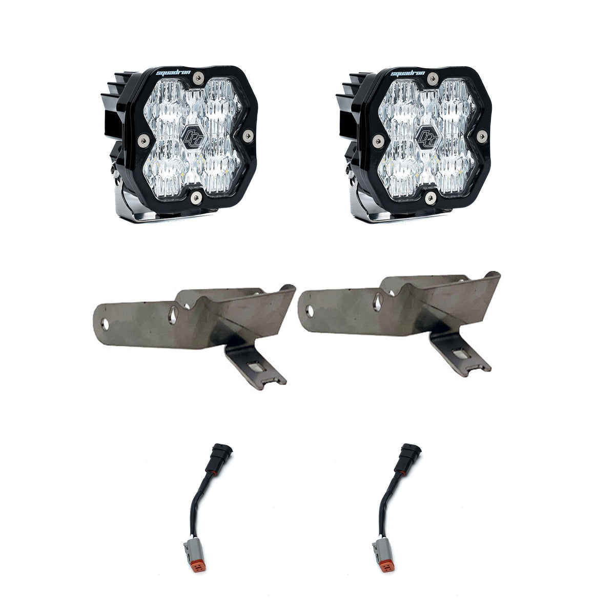 Baja Designs 99-10 Ford Super Duty Squadron 2.0 Sport Fog Pocket Kit - 440079
