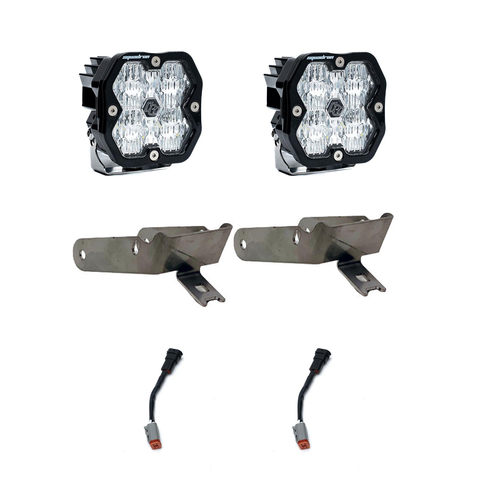 Baja Designs 99-10 Ford Super Duty Squadron 2.0 Sport Fog Pocket Kit - 440079