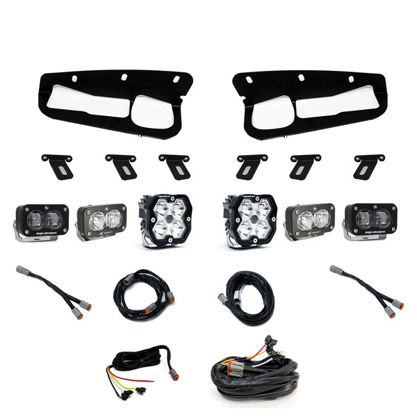 Baja Designs 21-25 Ford Bronco Squadron 2.0 Sport (Spot) / S2 SAE / S2 Sport D/C Steel Bmpr w/UP - 440081UP