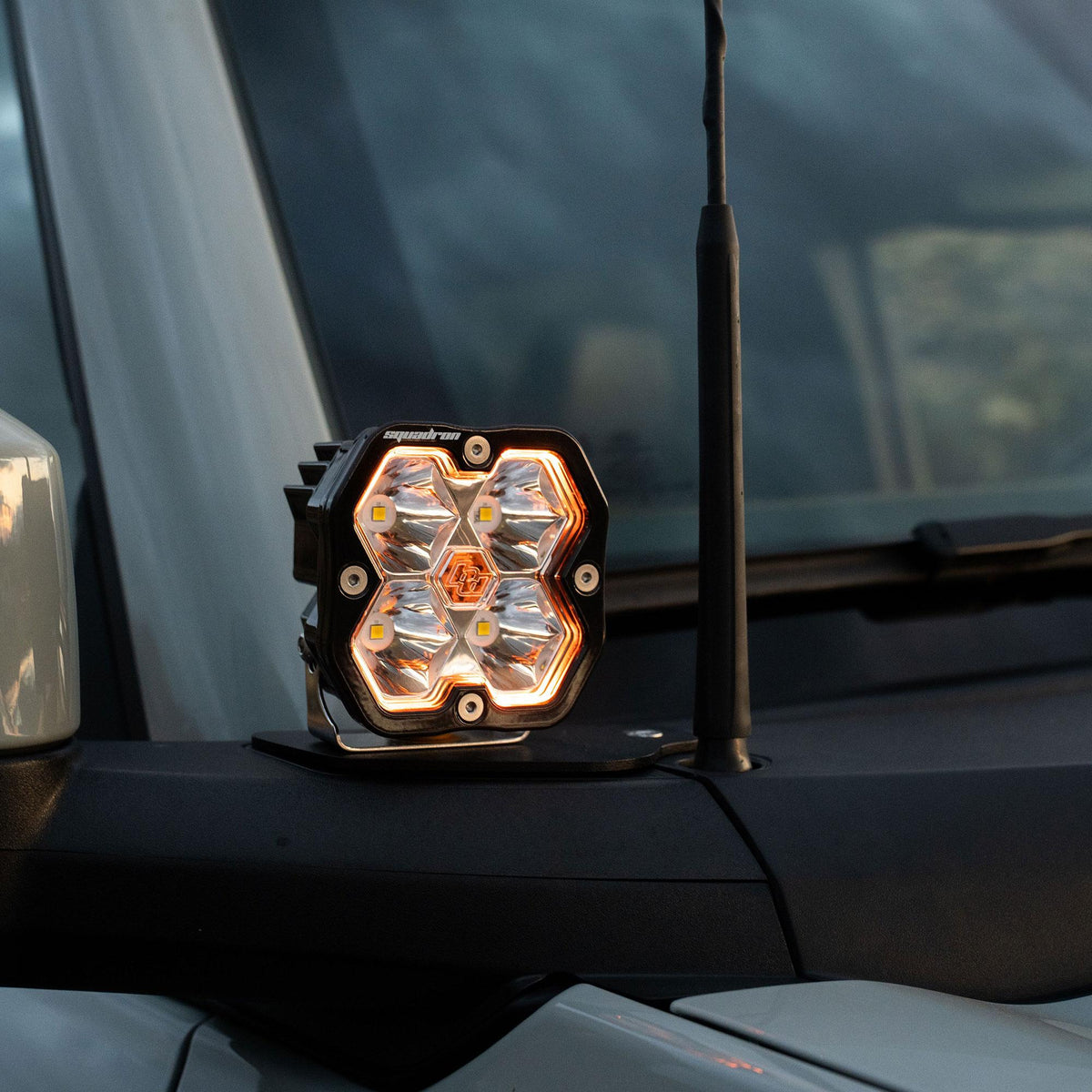 Baja Designs 21-25 Ford Bronco (22-25 Raptor) Squadron Sport 2.0 A-Pillar Kit Tgl (Spot) - Clear - 440088
