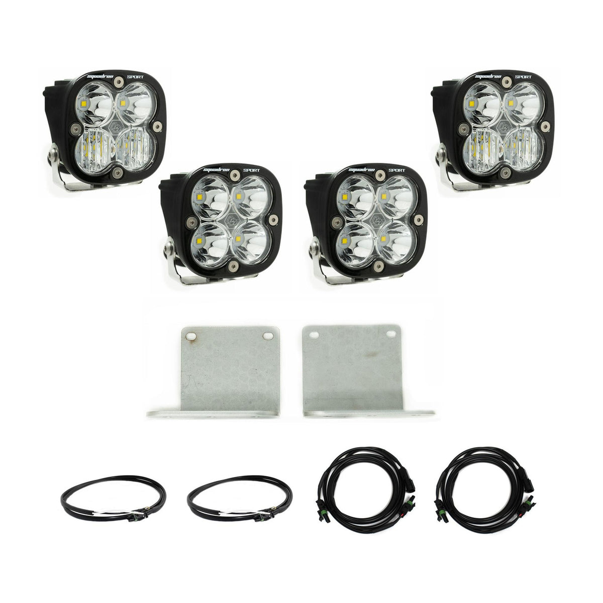 Baja Designs 10-14 Ford F-150 SVT Raptor Squadron Sport (Sportsmen) Dual Fog Pocket Light Kit - 447847