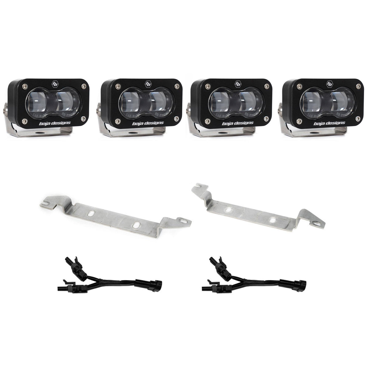 Baja Designs 2025 Toyota 4Runner S2 SAE Fog Pocket Light Kit - Clear - 448282