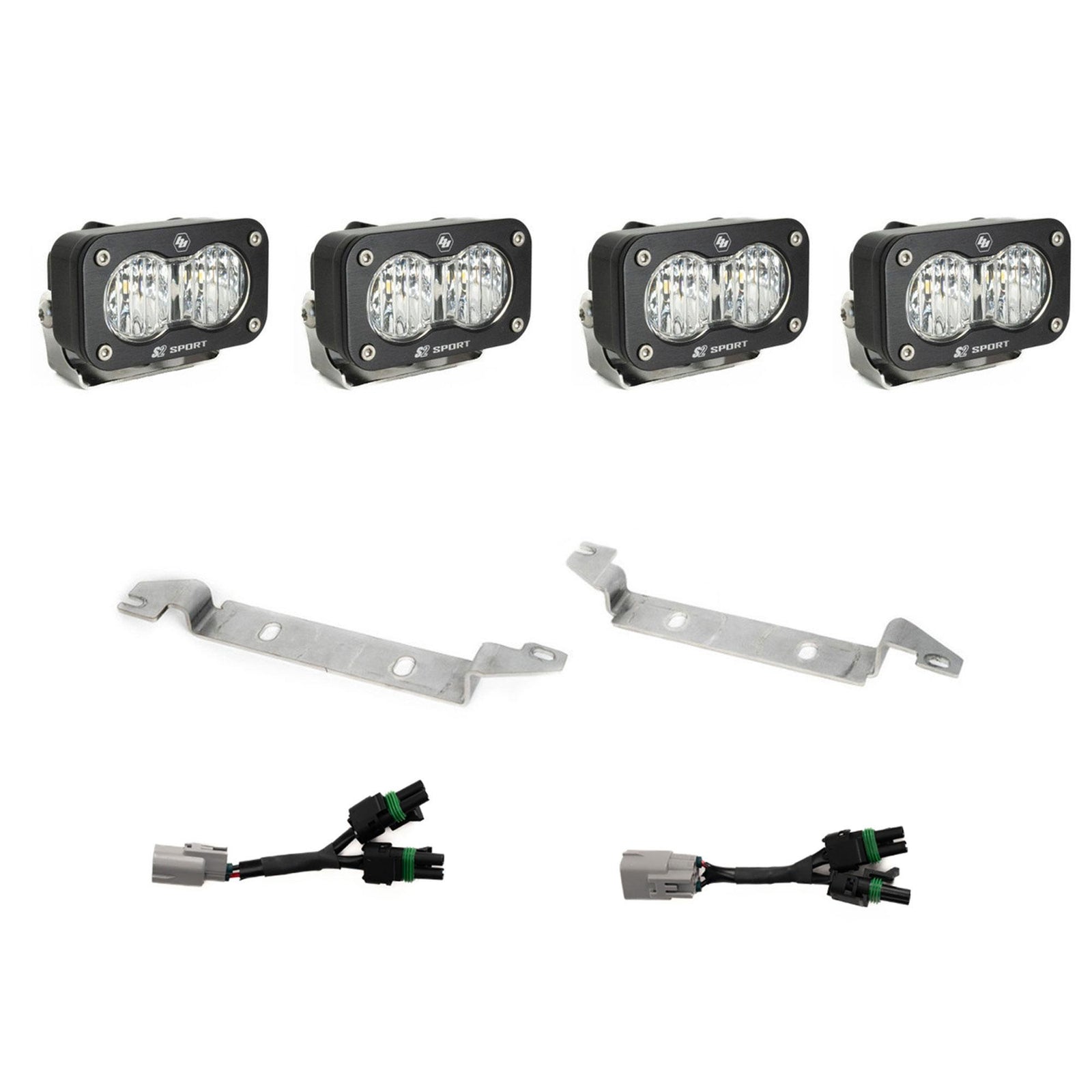 Baja Designs 2024+ Toyota Tacoma TRD ProTrailhunter S2 Sport OEM Fog Light Kit - Clear - 448288