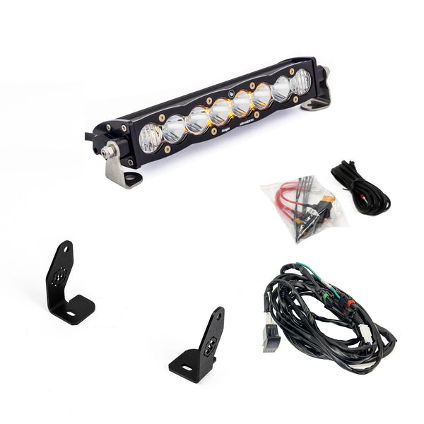 Baja Designs 2025 Polaris RZR Pro-R/S/XP S8 10in Light Bar Hood Mount Kit - Clear - 448299