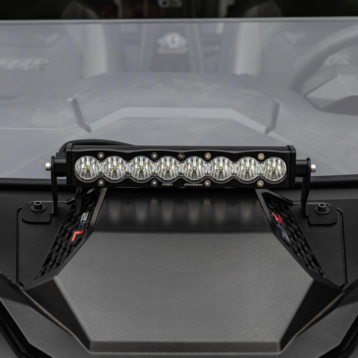 Baja Designs 2025 Polaris RZR Pro-R/S/XP S8 10in Light Bar Hood Mount Kit - Clear - 448299