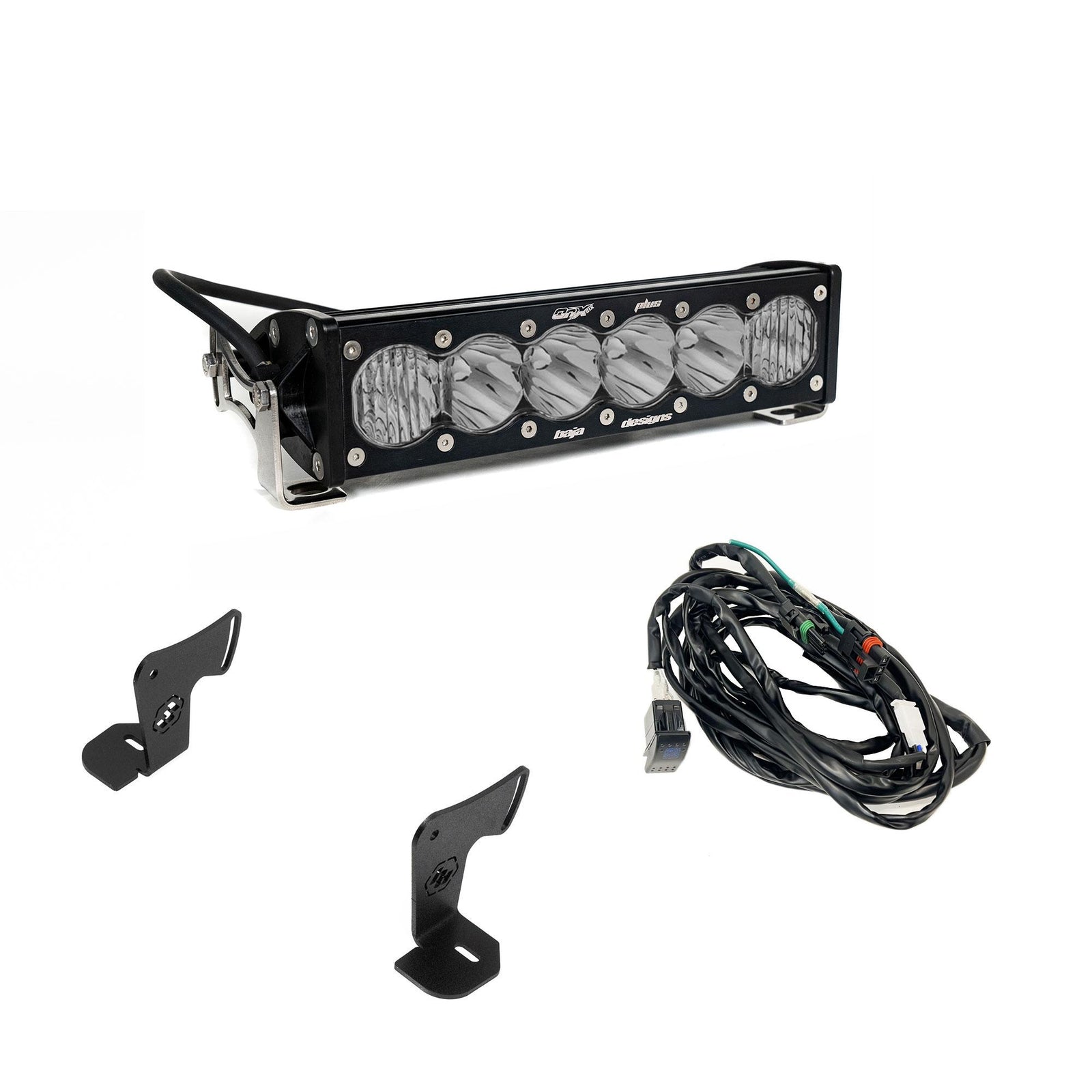 Baja Designs 2025 Polaris RZR Pro-R/S/XP OnX6+ 10in Light Bar Hood Mount Kit - Clear - 448301