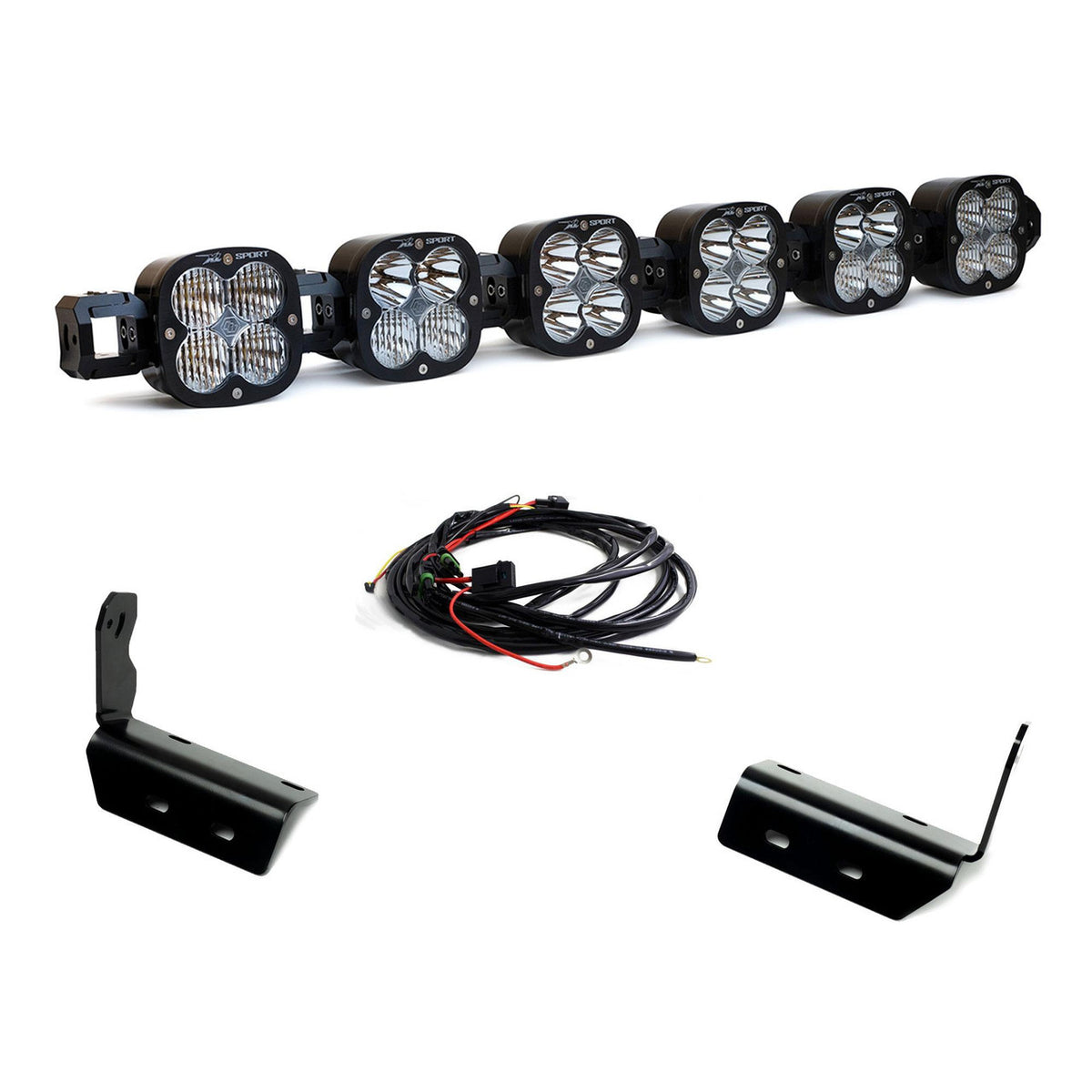 Baja Designs 24-25 Ford Raptor R/37 6XL Linkable LED Light Bar Bumper Kit - 448314