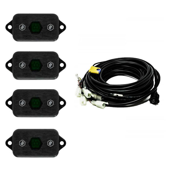 Baja Designs Universal Green Rock Light Kit - 447057