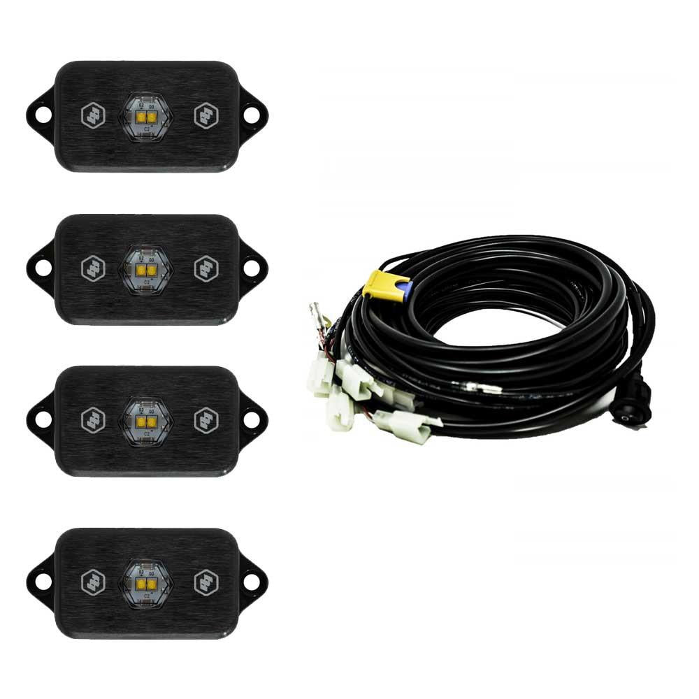 Baja Designs Universal White Rock Light Kit - 447059