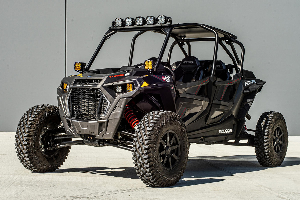 Baja Designs Polaris RZR Turbo S 5 XL Pro Linkable LED Light Bar Roof Kit - 447852