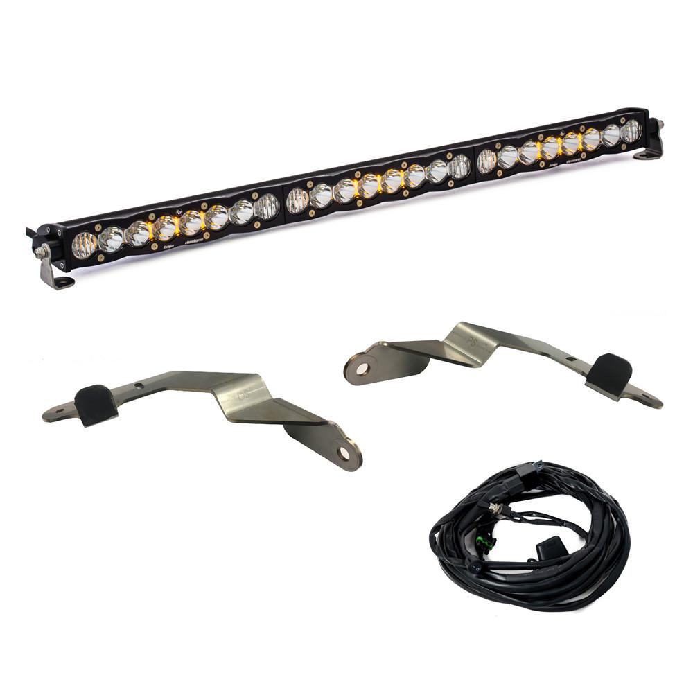 Baja Designs 2014+ 30in Grille LED Light Bar Kit For Toyota Tundra S8 Driving Combo - 447160