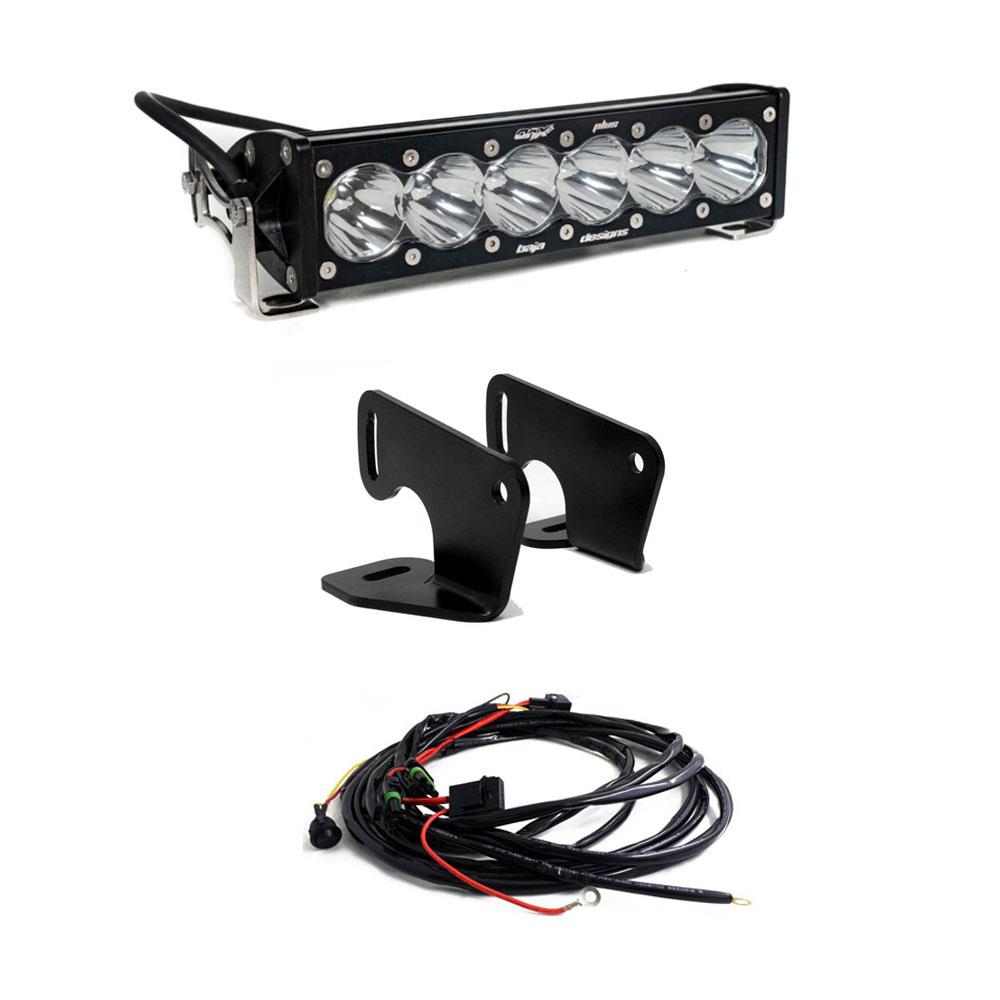 Baja Designs Polaris RZR Pro XP Hood Light Mount Kit 10in OnX6+ - 447167