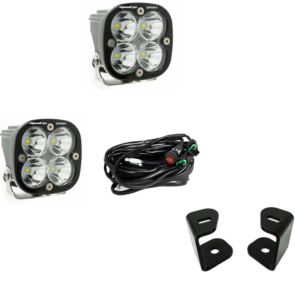 Baja Designs 09-19 Dodge Ram 1500 A-Pillar Kit Squadron Sport - 447521