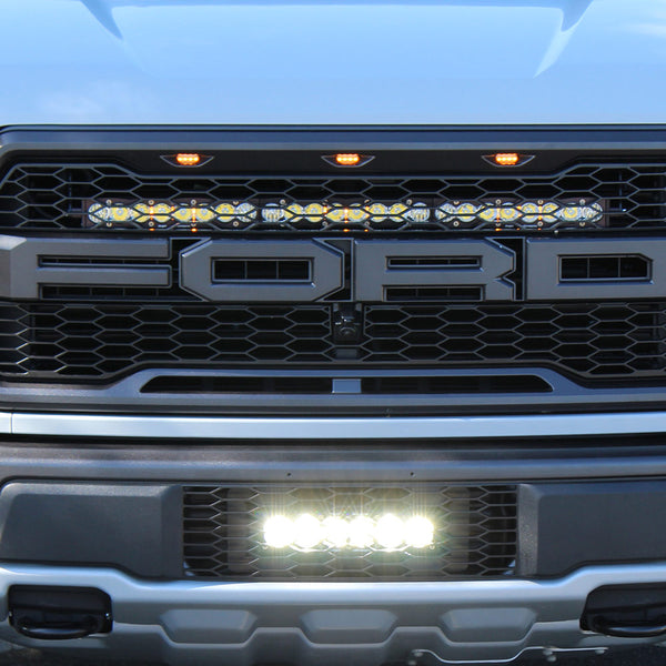 Baja Designs OnX6+ 2017-2018 Ford Raptor Lower Grille LED Kit - 447557