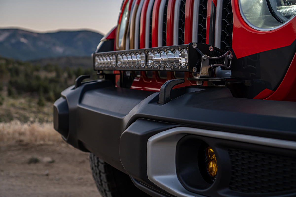 Baja Designs 2018+ Jeep Wrangler JL/JT OnX6+ 30in Bumper LED Light Bar Kit - 447657
