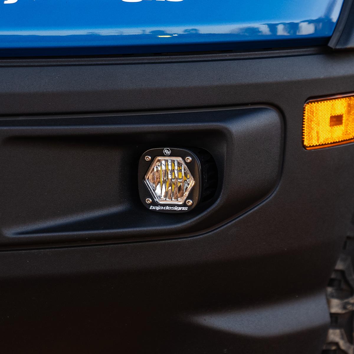 Baja Designs 21+ Ford Bronco Sport S1 WC LED Fog Pocket Light Kit - Clear - 447682