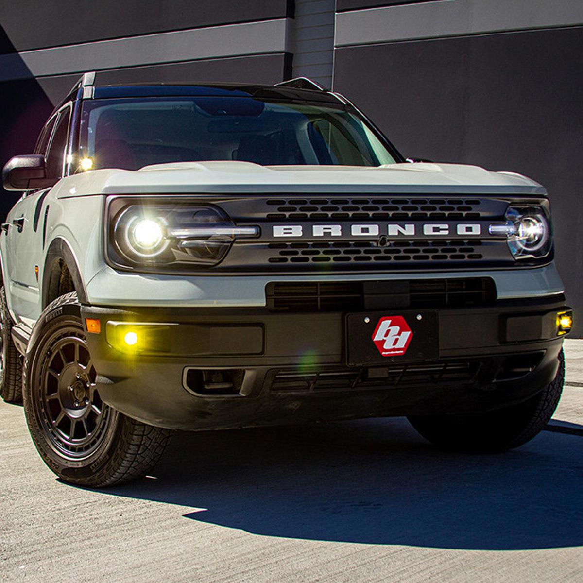Baja Designs 21+ Ford Bronco Sport S1 WC LED Fog Pocket Light Kit - Amber - 447683