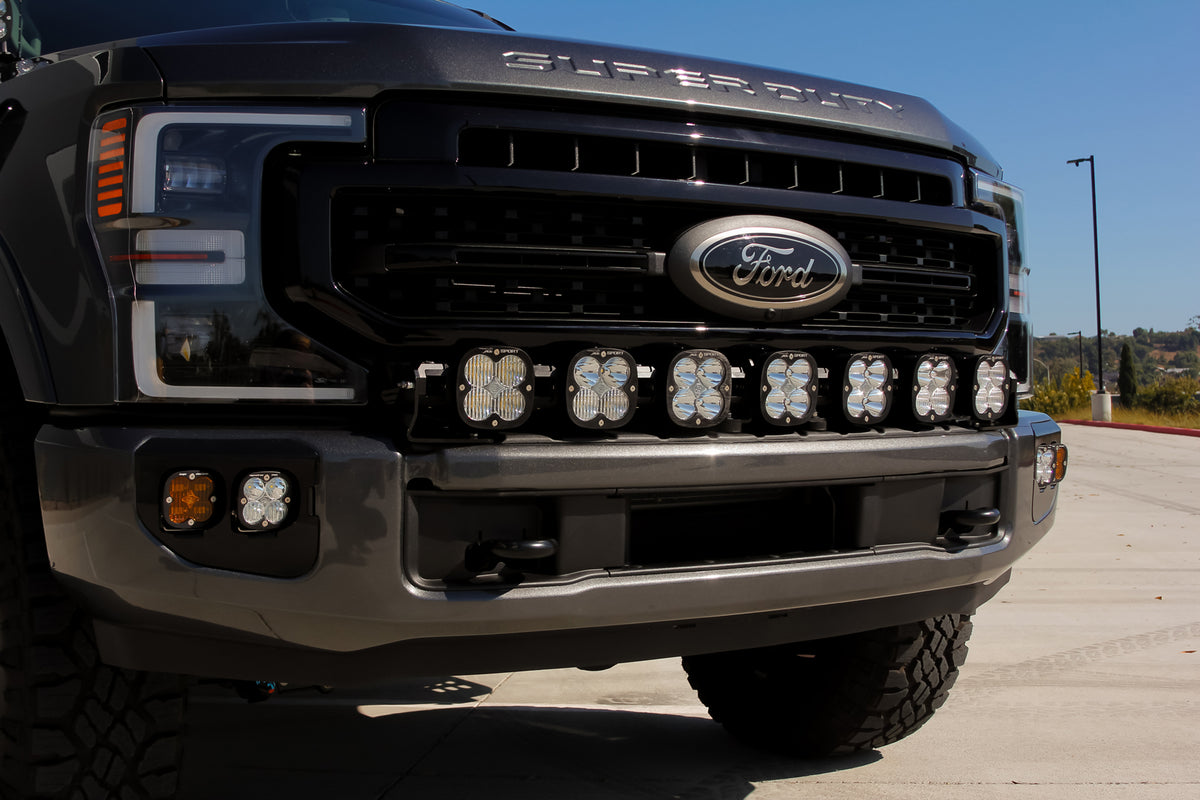Baja Designs 2020+ Ford Super Duty 7 XL Linkable Light Kit w/ Upfitter - 447732UP