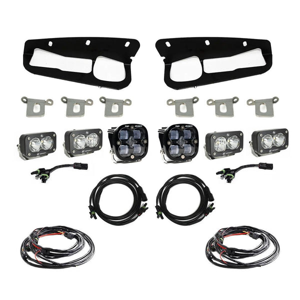 Baja Designs 2021+ Ford Bronco Clear SAE Fog Pocket Kit - 447761