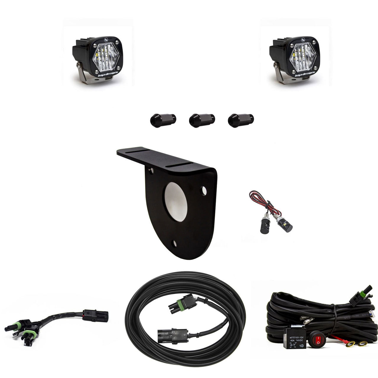 Baja Designs 2021+ Ford Bronco Dual S1 W/C Reverse Kit - 447766