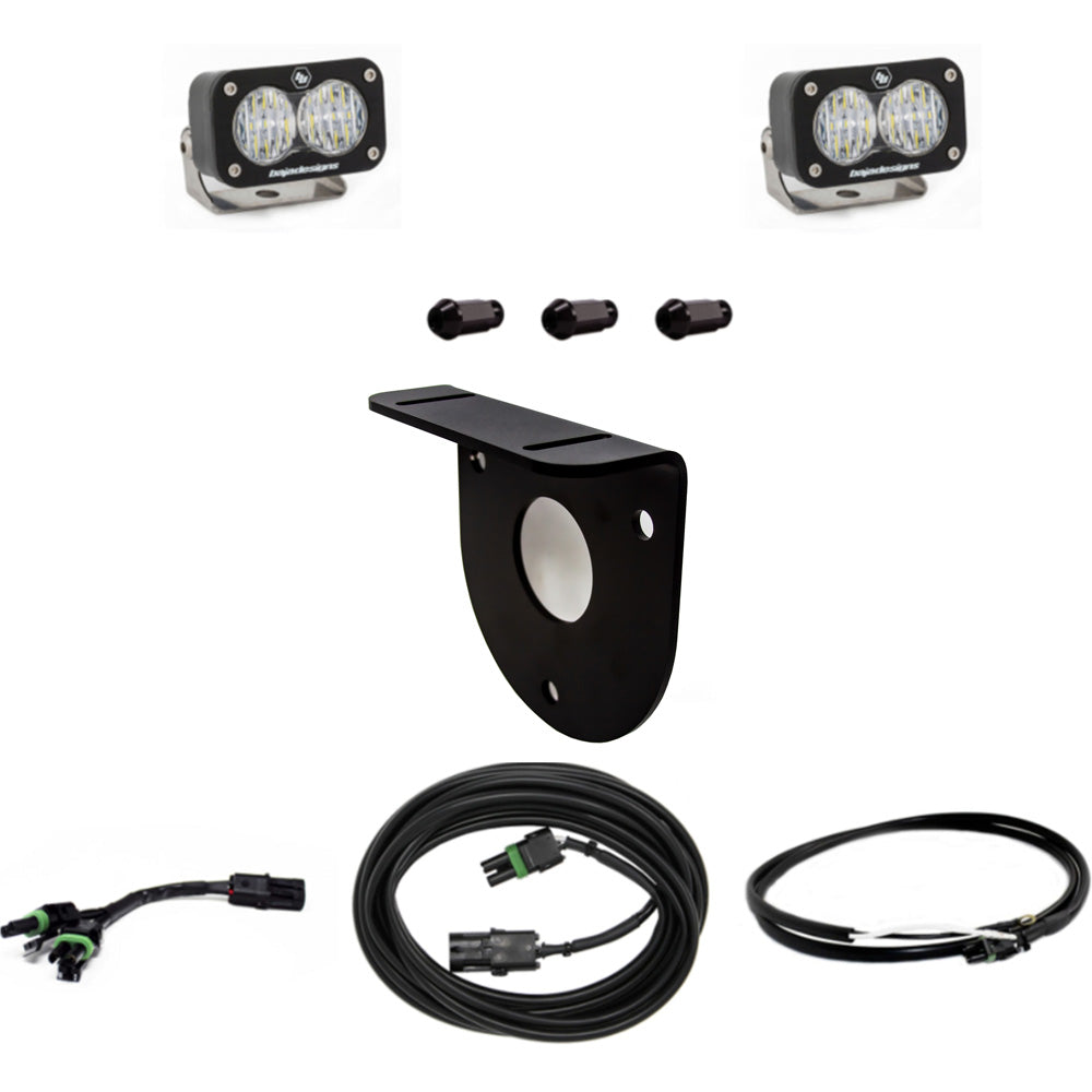 Baja Designs 2021+ Ford Bronco Dual S2 Sport W/C Reverse Kit w/Upfitter - 447767UP