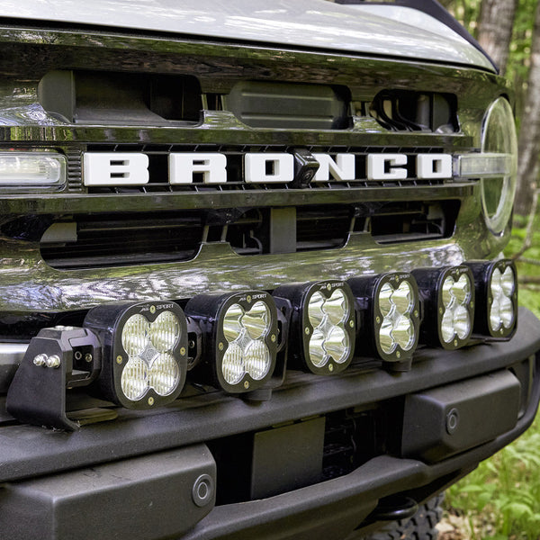 Baja Designs 2021+ Ford Bronco 6 XL Linkable Light Bar Kit Plastic Bumper Mount - 447768