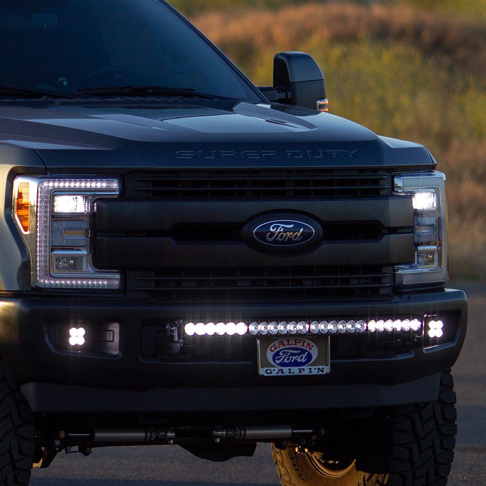 Baja Designs 17-19 Ford F-250/350 Super Duty OnX6+ Arc Front Bumper LED Light Kit - 40in - 447789
