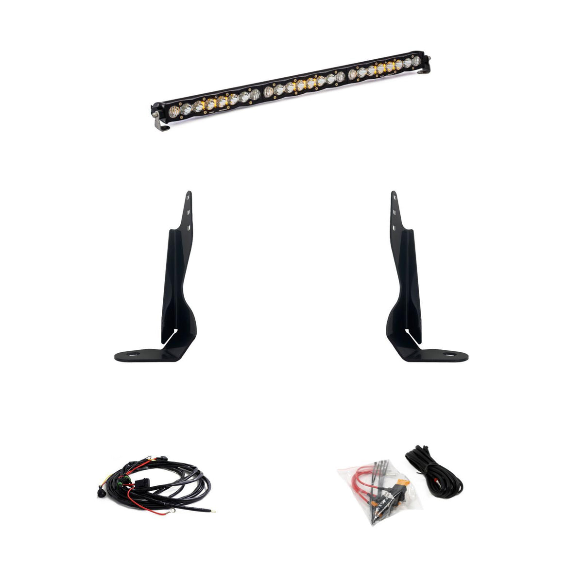 Baja Designs 2020+ GMC 2500/3500 30in Grille LED Light Bar Kit S8 Driving Combo - 447850
