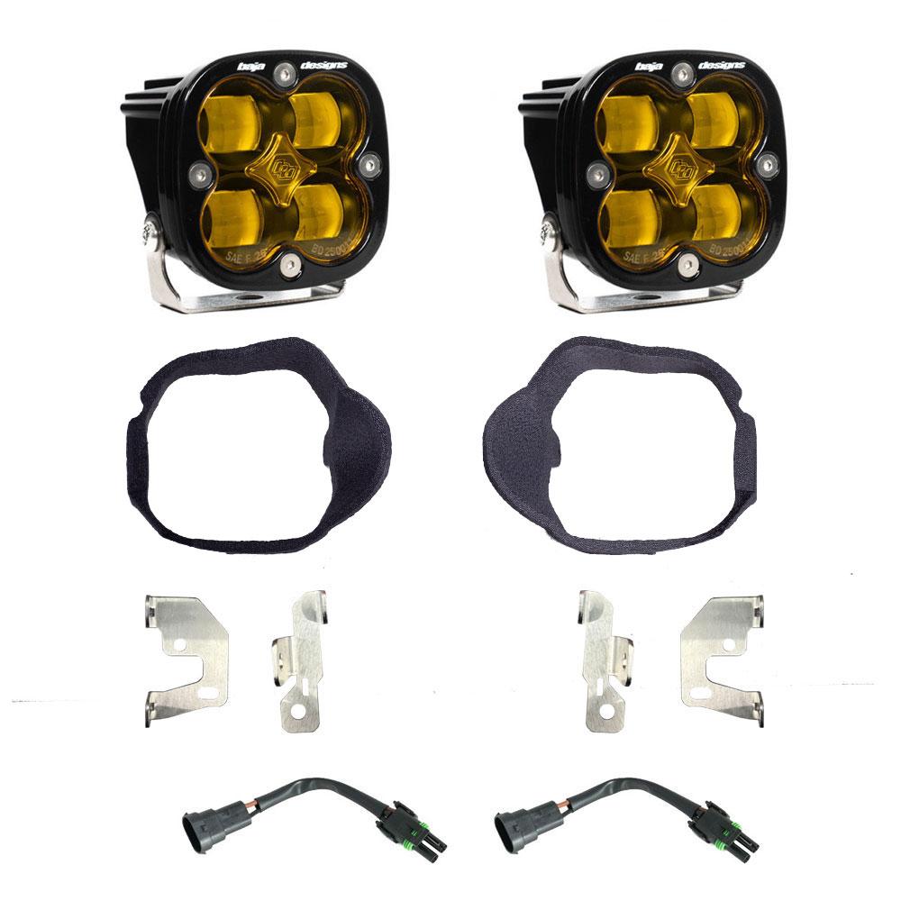 Baja Designs 19-22 Mercedes Benz Sprinter Squadron SAE Fog Pocket Light Kit - Amber - 447873