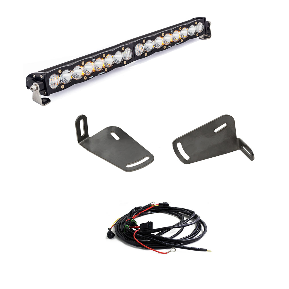 Baja Designs 2019+ Ram Rebel 1500 S8 20in Bumper Kit - Clear - 448016