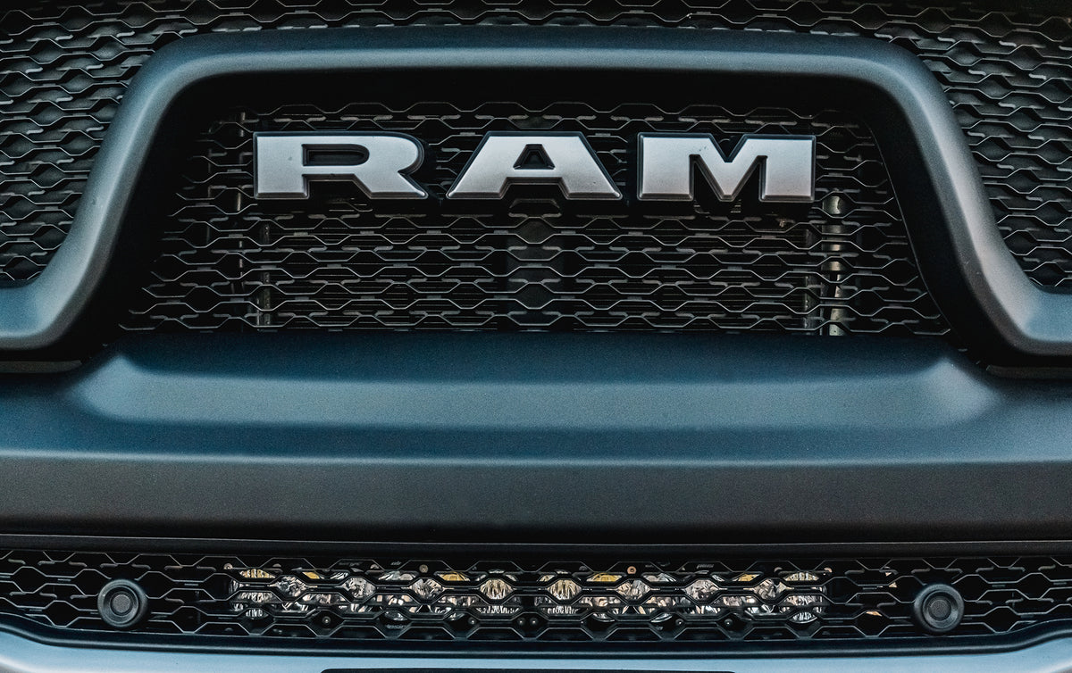 Baja Designs 2019+ Ram Rebel 1500 OnX6+ 20in Bumper Kit - Clear - 448017