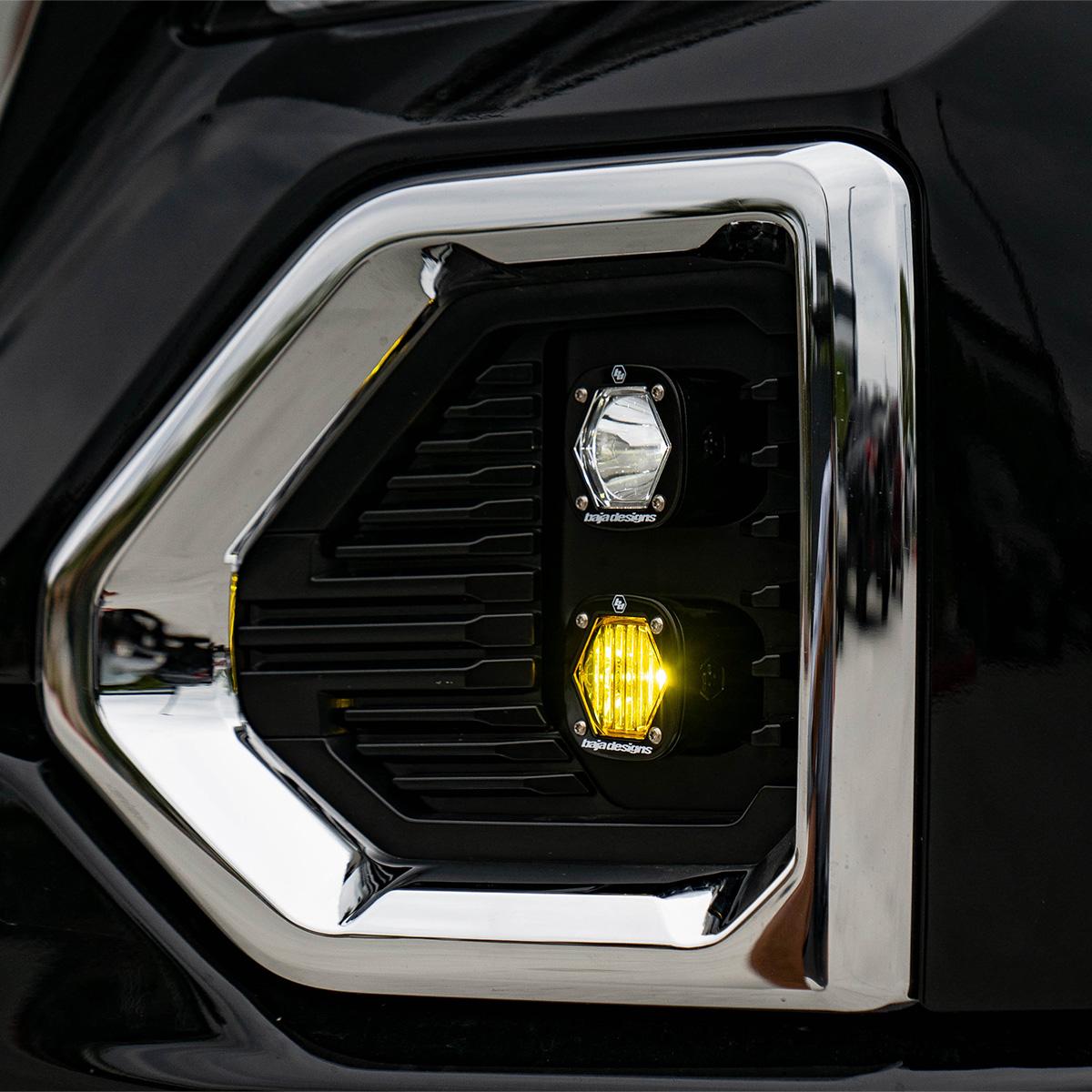 Baja Designs 19-22 GMC 1500 S1 Fog Pocket Mount Kit Clear Spot / Clear Wide Cornering - 448085