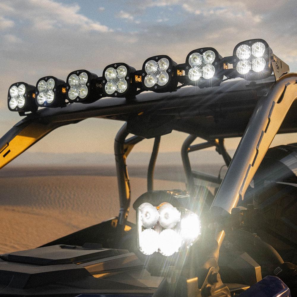 Baja Designs Polaris Pro-R 7 XL Linkable Roof Bar Kit - 448093
