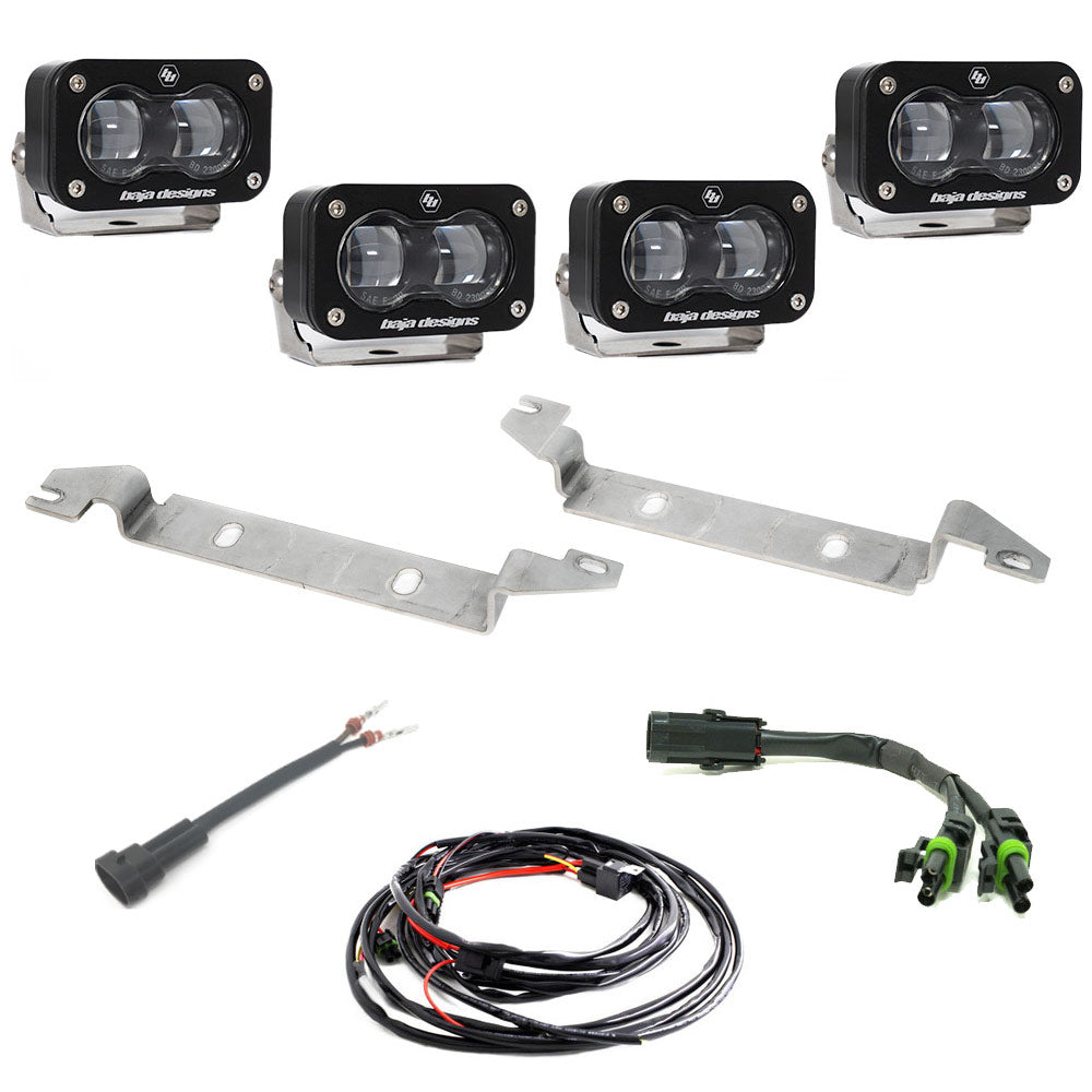 Baja Designs 2023+ Toyota Sequoia S2 SAE OEM Fog Light Replacement Kit - Clear - 448163