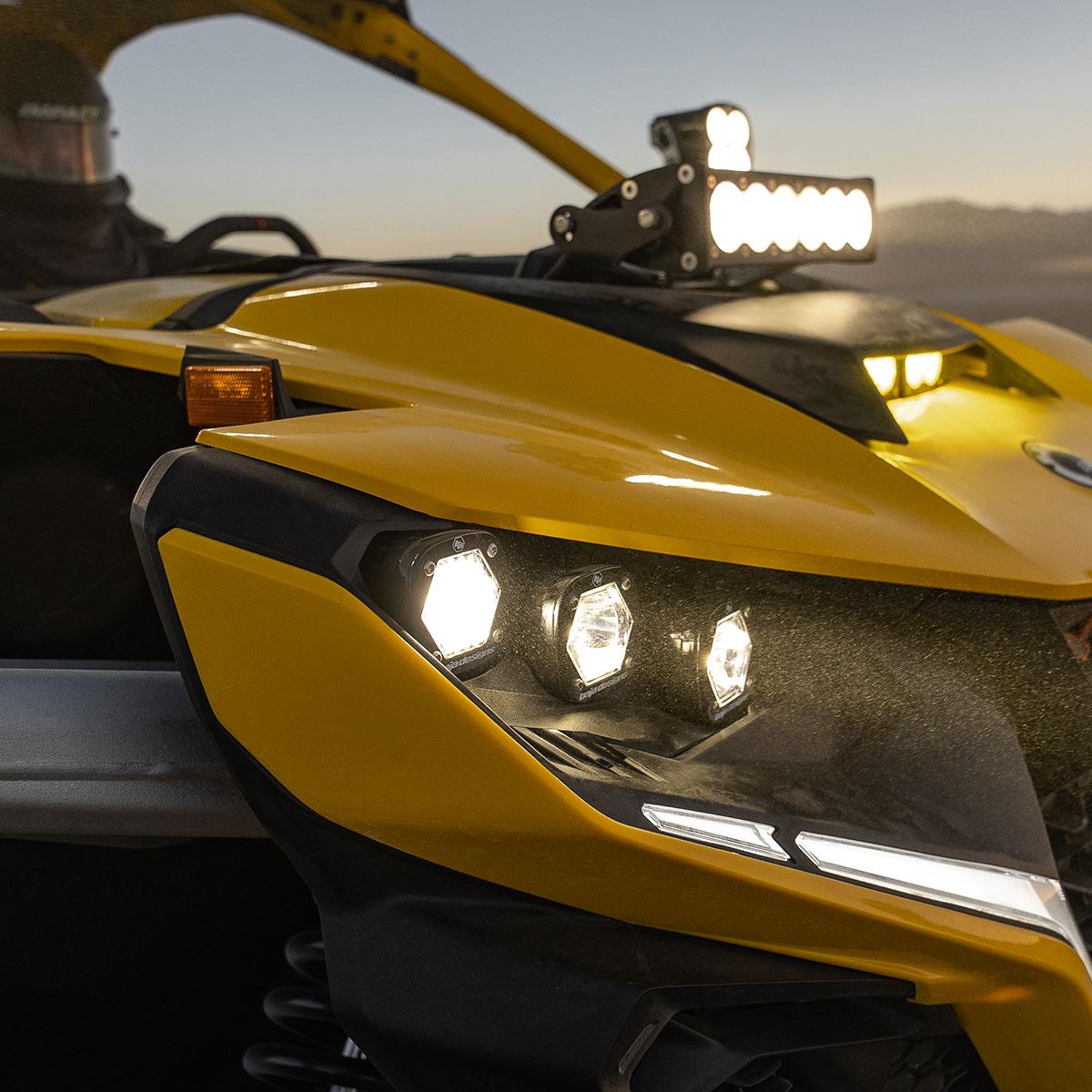 Baja Designs 2024+ Can-Am Maverick R S1 Headlight Kit - 448186