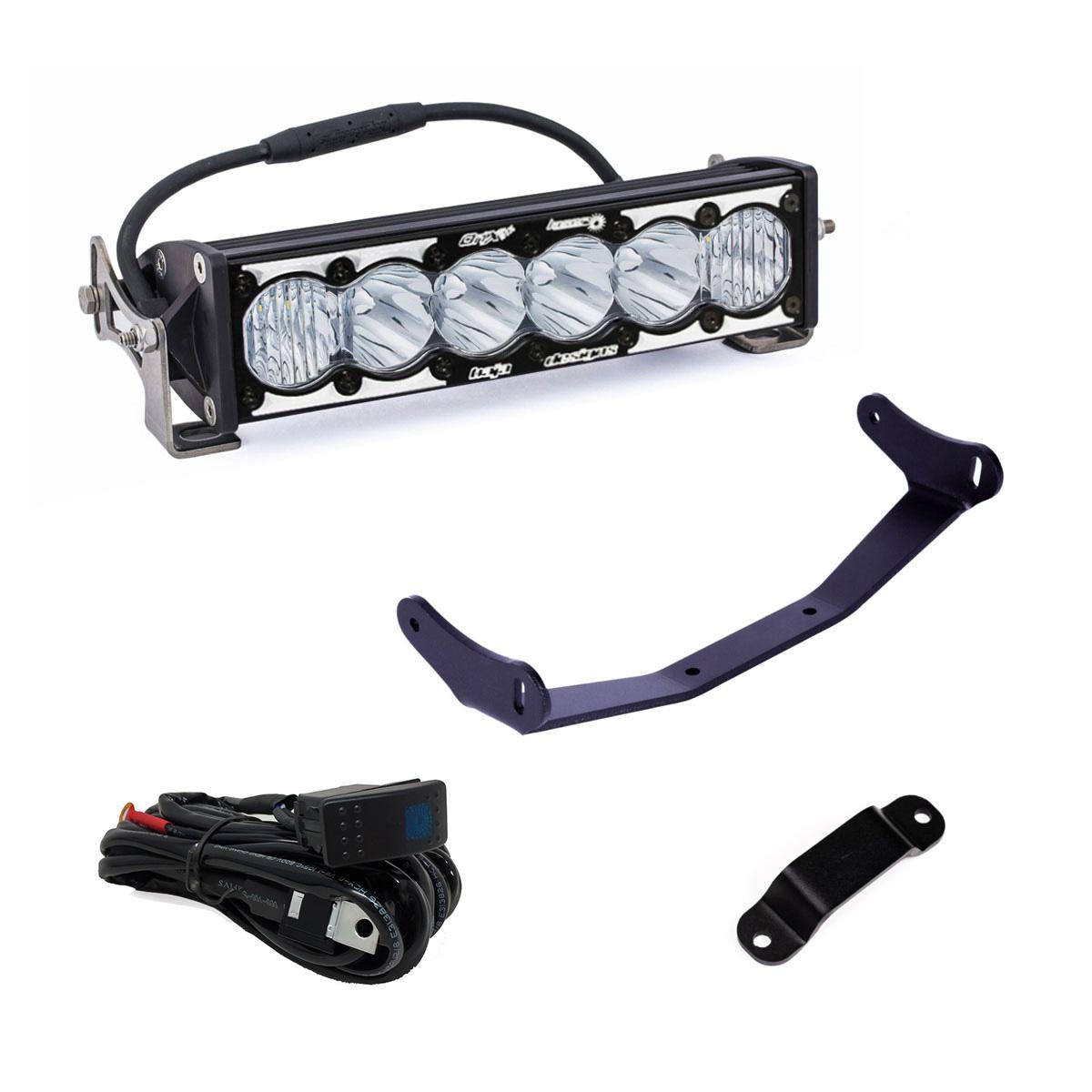 Baja Designs Can-Am Maverick R 10in OnX6+ Laser Hybrid Shock Tower Kit - 448194