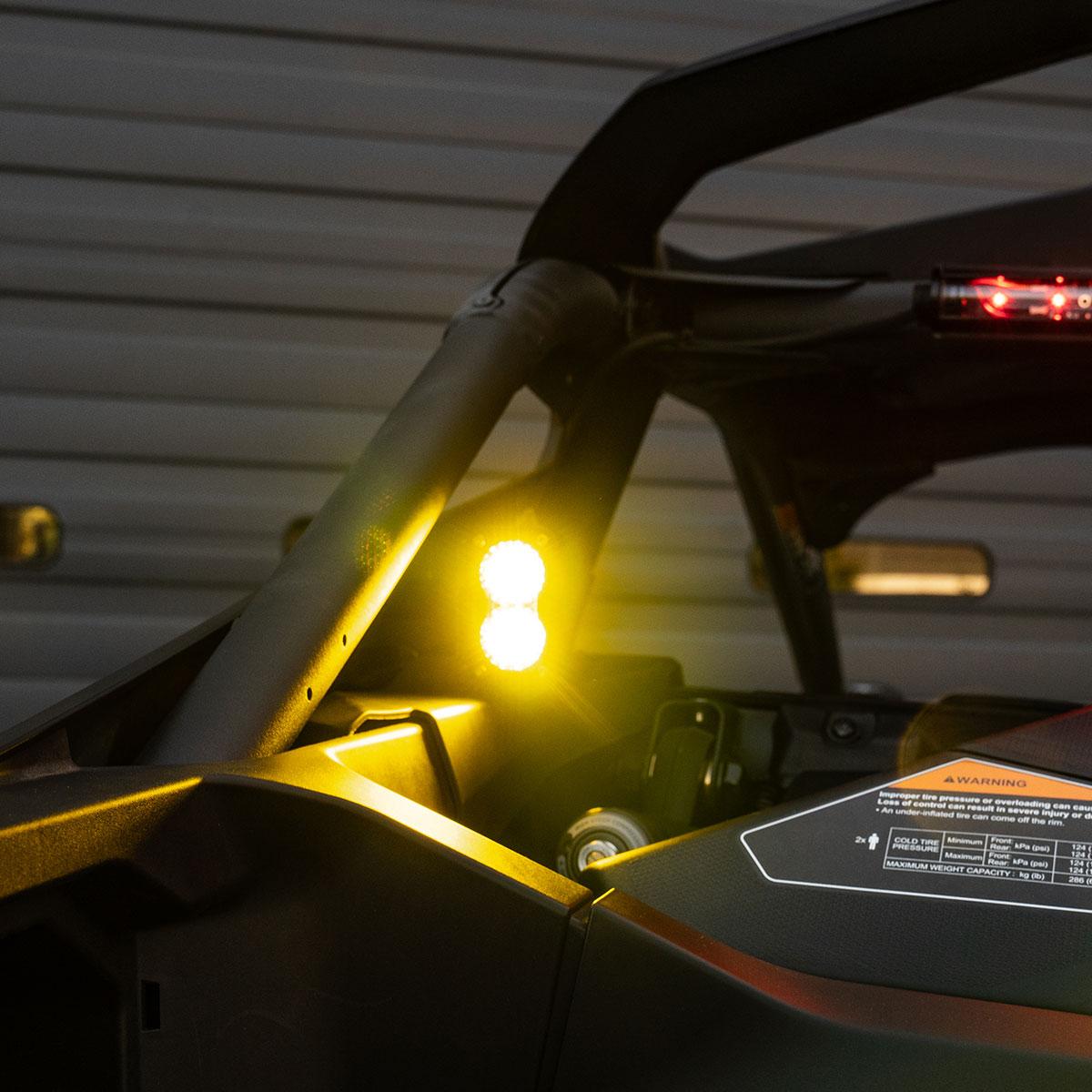 Baja Designs 2024+ Can-Am Maverick R S2 Sport Chase Light Kit - 448223