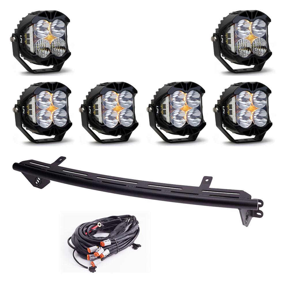 Baja Designs 23+ Ford Super Duty LP4 Bull Bar Light Kit w/ Upfitter - 448234UP