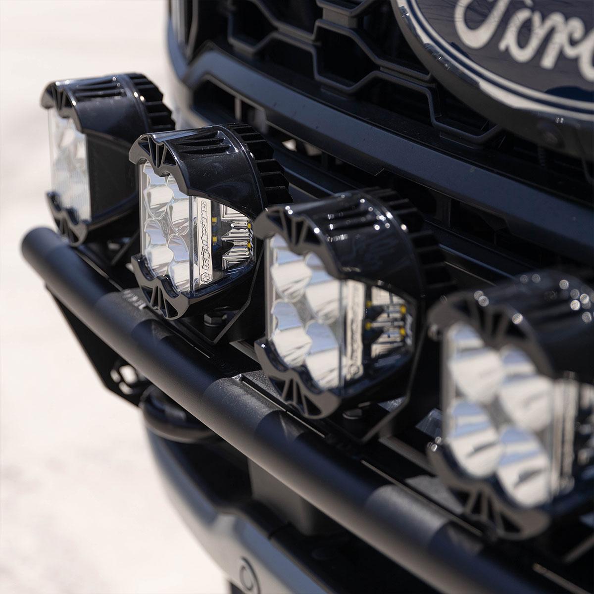Baja Designs 23+ Ford Super Duty LP4 Bull Bar Light Kit w/ Upfitter - 448234UP