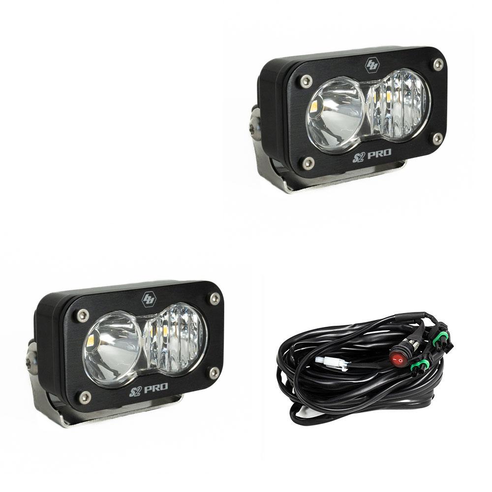 Baja Designs S2 Pro Series LED Light Pods Driving Combo Pattern - Pair - 487803